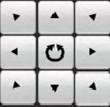 1 Description of the PTZ toolbar icons Icon Description Icon Description Icon Description Direction button and the auto-cycle button Zoom+, Focus+, Iris+