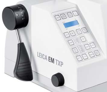 Integrated Automatic Process Control Let the Leica EM TXP do the job The Leica EM TXP