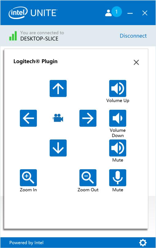 After the plugin is launched, the Logitech GROUP Device Controls window opens (Figure 10).