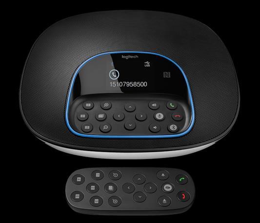 1 Logitech GROUP Device Controls Audio out: +/- Mute Microphone: +/-