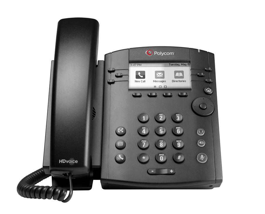 Polycom VVX 400/401 and VVX 410/411, Skype for Business Edition The VVX 400 series phones are mid-range color business media phones for today s office workers and call attendants delivering crystal