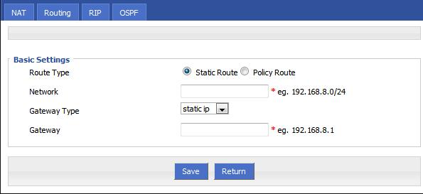 And there are priorities between static routing and policy routing: policy routing higher priority than static routing. Step 1 Log-on WEB GUI of H8922 3G/4G router.