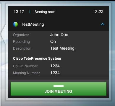 Scheduled meetings About scheduled meetings Your video system may be connected to a management system capable of scheduling video meetings.