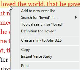 Option #2 You can also look at multiple Bibles by going to your Resource Panel on the left side of your screen and selecting an additional Bible while holding down the shift key.