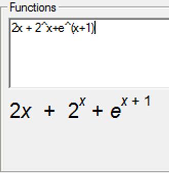 Using the Function Entry System 18 instead. More examples: 6.