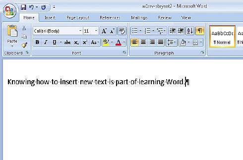 In a Word document, you can Undo or redo