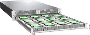Hosts SSDs or HDDs with SAS interfaces Fixed format switch containing 128x 25 GbE or 32x 100 GbE adapters Physical enclosure for compute and storage sleds COMpUte rack UNit (CrU) StOraGe rack