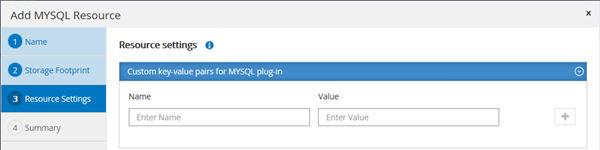 For example, when you are using MySQL plug-in, you can specify a master-slave configuration as MASTER_SLAVE = YES or NO (name is MASTER_SLAVE and value is YES or NO ). 6.