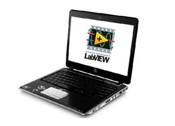 Fig. 2: PC with LabVIEW B. Web Cameras: Web cameras play a vital role in this system since they are the ones which capture the Left and Right Image.