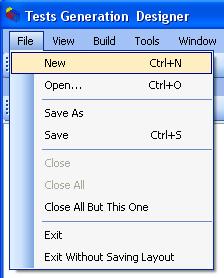 1. Getting Started: Compiling a new test-case Open a new test window in one of the following