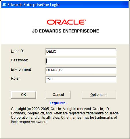 Double-click on the EnterpriseOne Solution