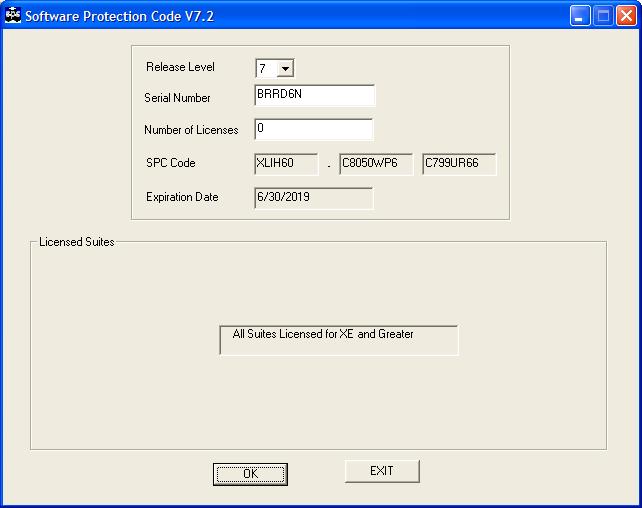 Copy and paste each of the three SPC code fields into the Authorization code fields in the EnterpriseOne Security Setup (as shown below).