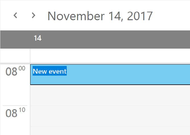 However, by far the easiest way is to draw a rectangular outline of your event by drag and drop your mouse on the calendar.