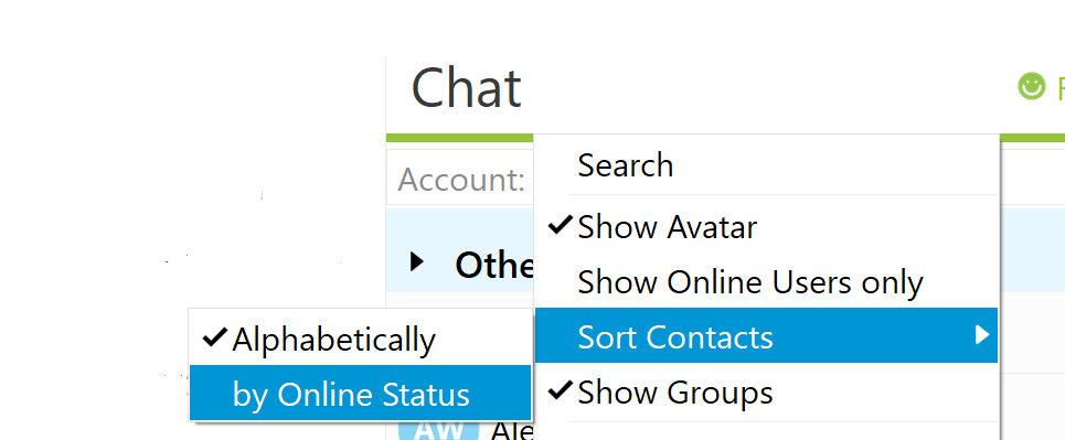 by clicking on the Add contact button you will be allowed to create a new contact - the