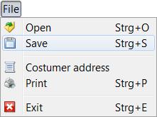 1.2 Saving a File If you intend to save the measurements in a file, click on File -> Save.