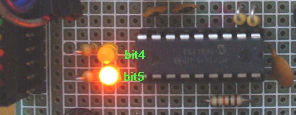 The test of the write function was programmed to the MCP2515 BFPCTRL(0x0C) register to output data values to the pins. Figure 10 shows the actual testing.