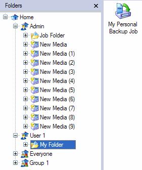 Chapter 4: Permissions 45 When determining the effective permissions the user has to My Folder, Data Protector Express first looks to see if he has direct permissions to the folder.