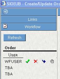 supervisor). Click the double right arrow the Side Bar. (on in the top left hand corner of your SIOEUB screen) to open Click on the Workflow section.