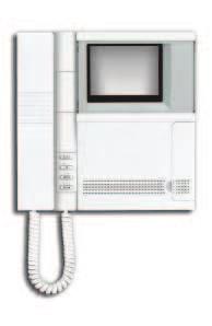 white Colour Video door entry unit, can be fitted with conversation secrecy - white Switchboard for digital systems Monitor