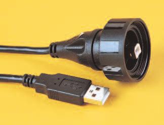 SEALED USB CABLES - SINGLE ENDED PX0840/A Single ended sealed cable assembly IP68 A type USB to standard B type USB, mates with all panel mount s IP68 B type USB to standard A type USB, mates with
