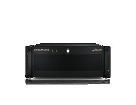 0 x 26.4 inches ALPHA FX CORE ALPHA FX EDGE Smaller control rooms and visualization systems Up to 16 x HD Up to 16 HD* 1RU (rack-mounted) 18 x 1.
