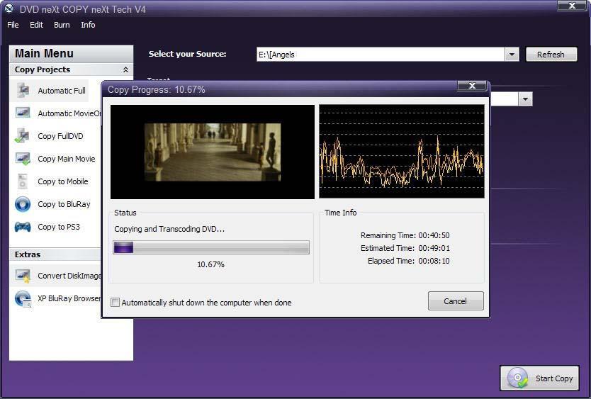 Step 3: You will be able to preview movie and you