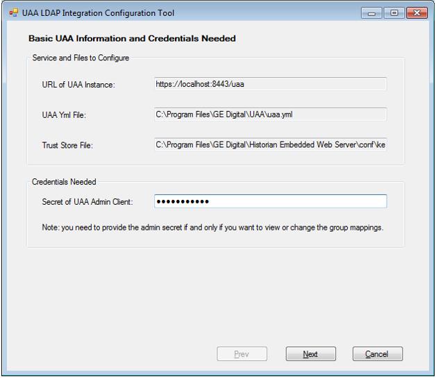 UAA LDAP Integration Configuration Tool The UAA LDAP Integration Configuration Tool is a GUI based tool that helps users easily configure or reconfigure the various aspects of LDAP integration with