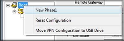 Next to the newly created tunnel (Gateway1-Tunnel1), click Open. Manually Create a VPN Tunnel Connection To manually create a VPN tunnel from the Configuration Panel screen: 1.