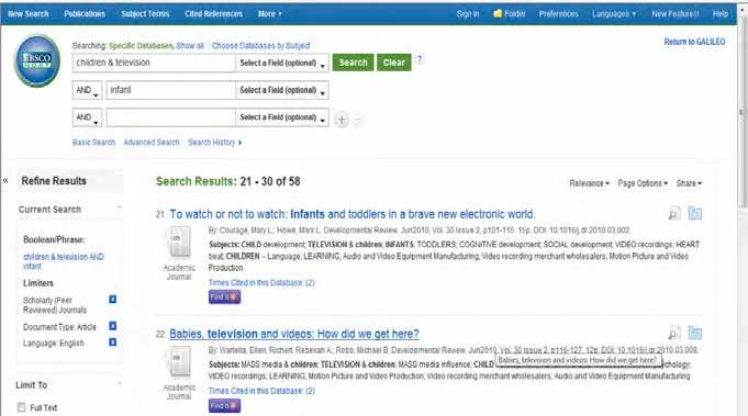 Folder 2 Once you have finished looking at all of the citations and have added any useful