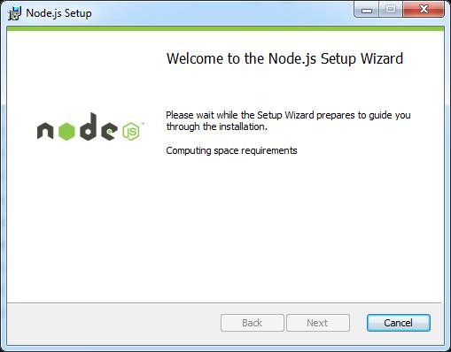 3. Simply follow the Setup GUI. 4. This completes the Node.js installation.
