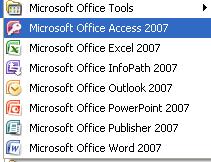 carikan Microsoft Office, klik Microsoft Office