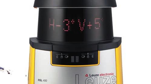 TOP PERFORMANCE WITH VERY EASY HANDL This safety laser scanner performs the work of two powerfully and reliably In addition to its impressive performance data, the RSL 400 safety laser scanner scores