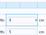 The menu shown when right-clicking a row or column also gives you options for inserting, removing, copying, pasting, and