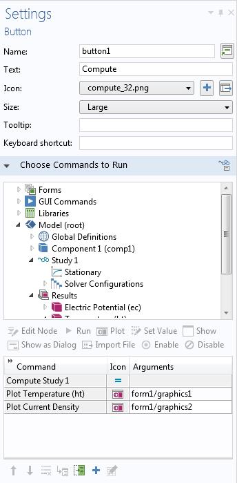 Converting a Command Sequence to a Method In the Form editor, click the Convert to New Method button displayed in the Settings window below an existing command sequence.