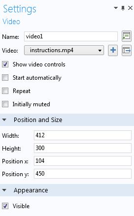 The option Initially muted is intended for the case where you want to play a video with the sound initially turned off.