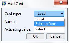 Clicking the Add Card button displays the following dialog box.