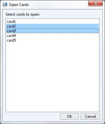 below. From this menu, you can also duplicate cards.