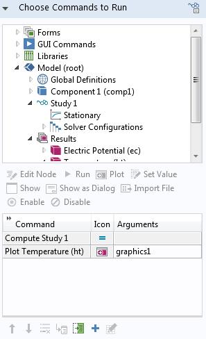 Enable Disable Some commands, such as the various plot commands, require an argument.