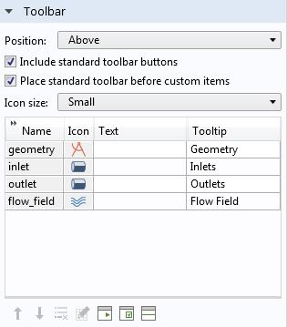 The figure below shows a standard graphics toolbar for results with four