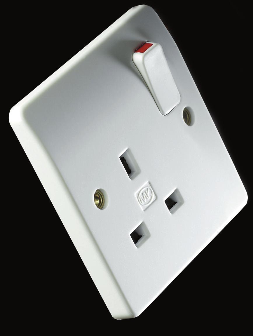 British 13A plug are in position HIGH GLOSS, HIGH QUALITY THERMOSET MATERIAL Inherent antimicrobial properties, resists scratching, maintains appearance TERMINAL MARKINGS Clearly marked on all rear