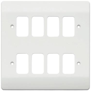 Twin outlet for connection to each of two separate TV/FM, co-axial aerial