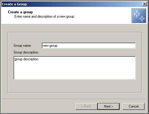 29 Kaspersky Anti-Virus for MS ISA Server 2. In the Create a Group dialog box (Fig.