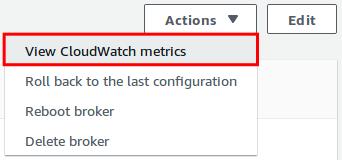AWS Management Console AWS Management Console The following example shows you how to access CloudWatch metrics