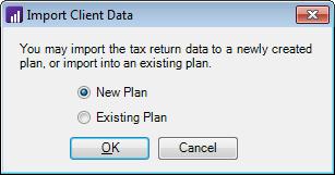 Using Planner CS Importing client data from UltraTax CS You can import client data from the 2000 through 2016 versions of UltraTax/1040 to Planner CS.