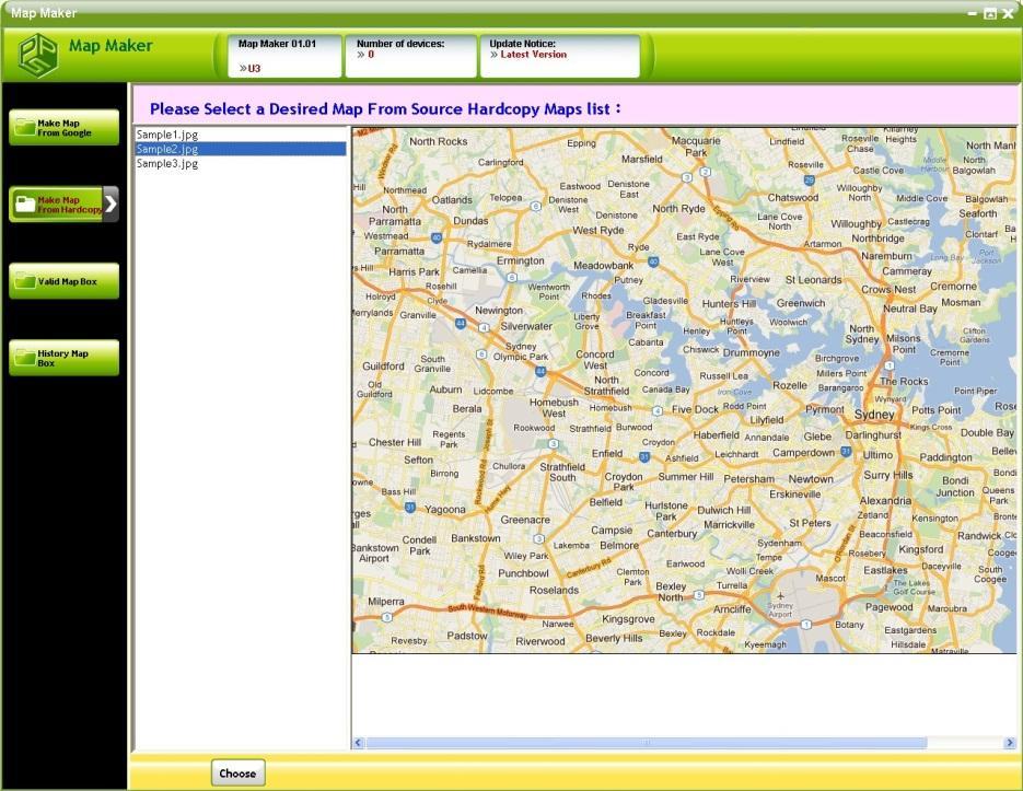 5. Make Map from the Hardcopy We can use the existing image files to produce the maps.