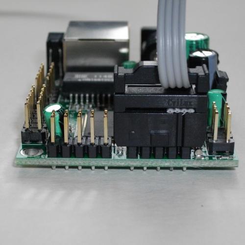 3.3. Internet/Ethernet 2 Channel relay board. The relay board is connected to P5.7 and P5.8 pins.