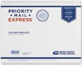 PRIORITY MAIL EXPRESS FLAT RATE Typical Use: Guaranteed overnight/ expedited service (domestic U.S.), including 365 days/year in many cases.