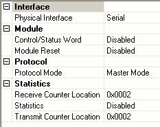 Detailed properties of the config tool Fieldbus settings: the fieldbus type is Profibus-DP, as the gateway is between Modbus and Profibus-DP ABC-LUFP settings: If you want to have the communication