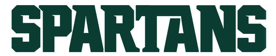 9. TYPOGRAPHY 10. ATHLETICS FONT Michigan State University has chosen primary and secondary typefaces that convey the bold, forward-thinking tone of the university. The primary typeface is Gotham.