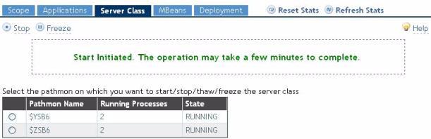 Managing NSJSP WARNING. Wait for a minute or two for the operation to complete before performing any other operation on the NSJSP Manager application interface.